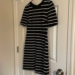 Black and White Loft Dress